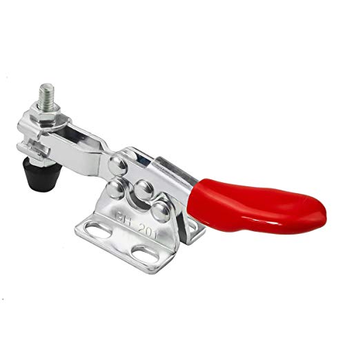 Push Pull Toggle Clamp Hand Tool 198Lbs Holding Capacity Antislip Horizontal Quick Release Heavy Duty Toggle Clamp Tool 6Pcs - style: 201, 6PK