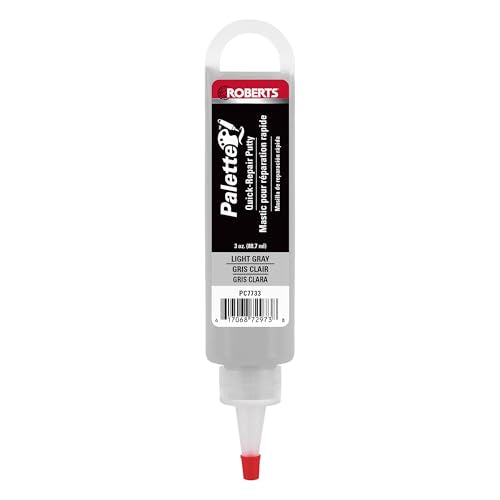 ROBERTS Palette Quick-Repair Putty for Wood, Laminate & Vinyl - Light Gray - color: light gray