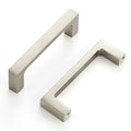 Ravinte Brushed Nickel Kitchen Cabinet Solid Handles,3 Inch,5 Pack - color: Brushed Nickel, size: 3 Inches Hole Center