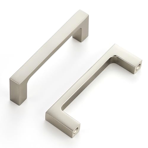 Ravinte Brushed Nickel Kitchen Cabinet Solid Handles,3 Inch,5 Pack - color: Brushed Nickel, size: 3 Inches Hole Center