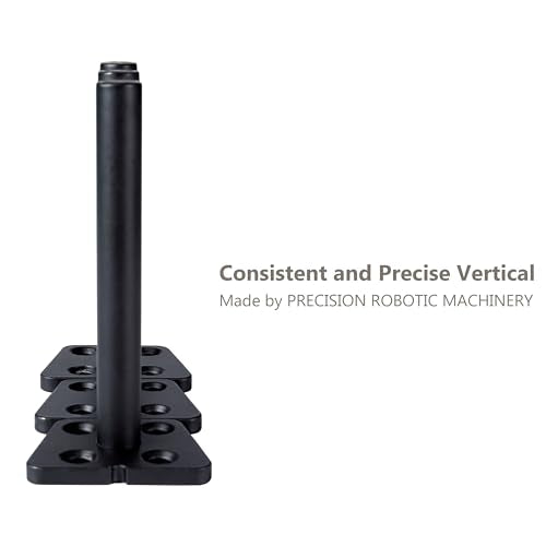 NEODROP 4-Pack 8 Inch Hidden Floating Shelf Bracket, Heavy Duty Blind Shelf Support Hardware | Invisible Wall Brackets for Kitchen, Fireplace Mantel Wood Shelves | Black Powder Coated Solid Steel - size: 8 Inch, style: 4 Pack