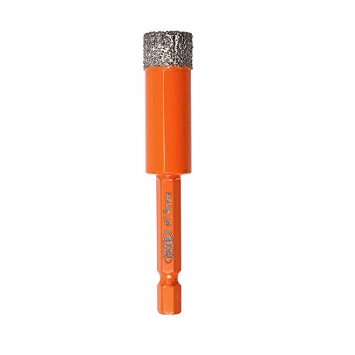 BGTEC Dry Diamond Drill Bits 1pc 3/5 Inch 14mm with Quick Change Hex Shank for Granite Marble Porcelain Tile Ceramic - size: 14mm 3/5"