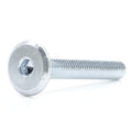 ReplacementScrews M6 x 50 Joint Connector Bolts (50mm Length, 1mm Pitch) | Fine Threaded M6, JCB Furniture Assembly Screws, Flat Head, Blunt Tip, 4mm Hex (Allen) Drive, Zinc Plated Steel, Pack of 5