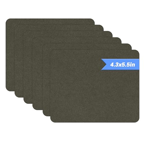 Azobur Sofa Fabric Repair Patch, 6 Piece Microfiber Patches, Self Adhesive Fabric Sofa Patch Repair Fabric, Luxurious Look, Quick Fix Sofa.（Olive Green） - color: Olive Green