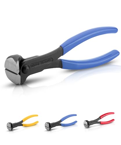 Bates- Nail Puller, Blue, Nail Remover Tool, Cutting Pliers, Carpenter Tools, Staple Puller, Nail Puller Tool, End Cutting Pliers, Nail Pliers, Nail Pulling, Nail Puller Pliers, Nippers Tool - color: Blue, size: 7", 1 Pack