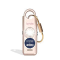 She’s Birdie 3.0 New Version – The Original Personal Safety Alarm for Women by Women–Loud Siren, Flash Light and Rechargeable Battery in a Variety of Colors (Metallic Rose Pink) - color: Metallic Rose Pink