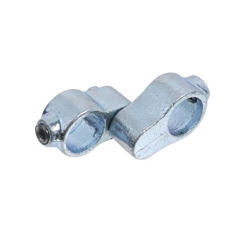 2 Sets 3/4" Chain Link Fence Gate Post Hinge,Removable Fence Hinges - size: 3/4"