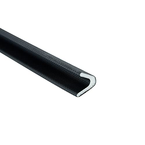 Adhesive V Shape Weatherstrip, Weather Stripping Door Seal Strip Foam Door Frame Insulation Side Jamb Bottom Groove Gap Filler Soundproof V Weatherstripping (Black, 1/2 in x 1/2 in x 26 Ft) - color: Black