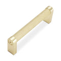 10 Pack 3-3/4 inch(96mm) Brushed Brass Kitchen Cabinet Handles Knurled Cabinet Pulls Gold Drawer Pulls Kitchen Cabinet Hardware Handles Drawer Pulls Dresser Handles - color: Brushed Brass, size: 3-3/4" Hole Center（96mm）