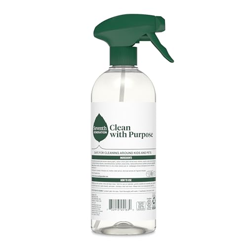 Seventh Generation All Purpose Cleaning Spray Surface Cleaner Lemon Chamomile scent Cuts Grease 23 oz, Pack of 4 - size: 23 Fl Oz (Pack of 4)