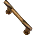 10 Pack Antique Brass Cabinet Pulls 3 Inch(76mm) Kitchen Cabinet Handles Solid Zinc Alloy Cabinet Hardware Drawer Pulls - color: Antique Brass, size: 3" Hole Center