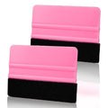 Mabor Vinyl Squeegee Tool, 2Pcs Pink Plastic Felt Squeegee for Vinyl