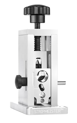 StripMeister Original Drill-Powered Wire Stripper – Wire Sizes Up To Ø3/4", Jam-Free, Copper Wire, Built for Safety, Speed, and Efficiency - Portable Wire Stripping Machine