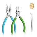 2 Pieces 6 in 1 Jewelry Pliers Jewelry Making Tool, Looper Pliers - style: 2pcs - 6 In 1 Wire Looping Pliers