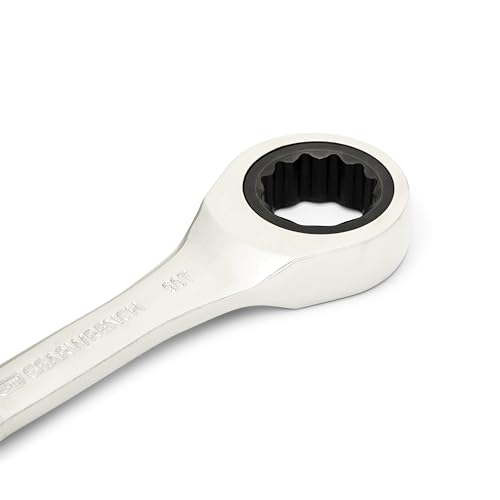 GEARWRENCH 17mm 90-Tooth 12 Point Stubby Combination Ratcheting Wrench | 86847 - style: 17mm