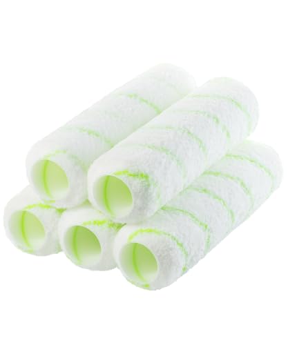 Bates- Paint Roller Covers, 9", 5 Pack, Olive Green Stripes, Covers for Paint Rollers 9 Inch, 9 Inch Paint Roller Covers, Paint Roller Cover, Paint Roller Covers 9 Inch, Large Paint Roller Covers - color: Olive Green Stripes, size: 9 Inch, 5 Pack