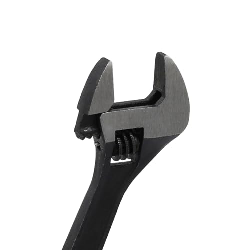 2.5 inch Mini Size Adjustable Wrench Tool, Black Tiny Spanner - color: Black, size: 2.5"