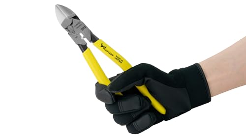 Tsunoda PKN-225A High-Leverage Heavy Duty Diagonal Cutters 9-inches (225mm) - size: 9-inches PVC Dipped Handle