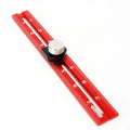 RED Tail Offset Ruler, Woodworking Straight Edge, 8”