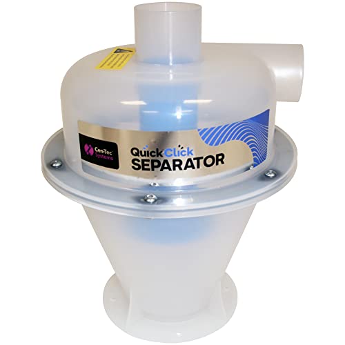 Assembled Quick Click Dust Separator with 5 Gallon Locking Collection Bin and Power Tool Adapter Set with 16 Ft. Hose - size: 16 Ft. Hose