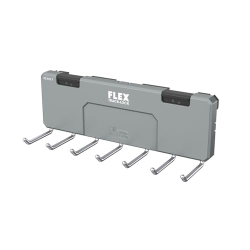 FLEX TRACK-LOCK Wall Mount Storage System 7-Straight Hook Rack - FS1517 - style: 7-Straight Hook Rack