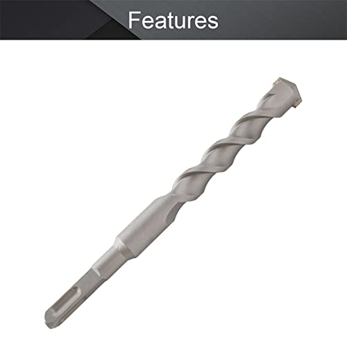 Utoolmart Masonry Drill Bit 20mm x 200mm Carbide Tipped Rotary Hammer Bit Square Shank for Impact Drill 1Pcs - size: Square handle 20*200
