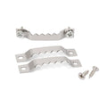 Small Sawtooth Picture Hangers 100 Pack Steel Sawtooth Hangers with Screws for Hanging Canvas Photos Frame Clock Paintings Artwork (Silver) - size: Small Silver Sawtooth - 100 Pack