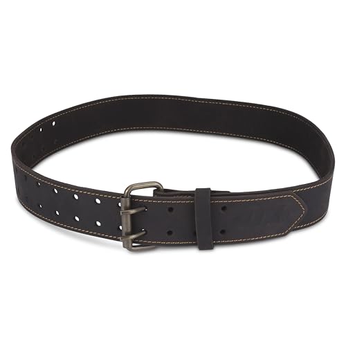 OX 2 Inch Leather Tool Belt For Tool Pouch - Leather Utility Belt - color: 2" Belt (L)
