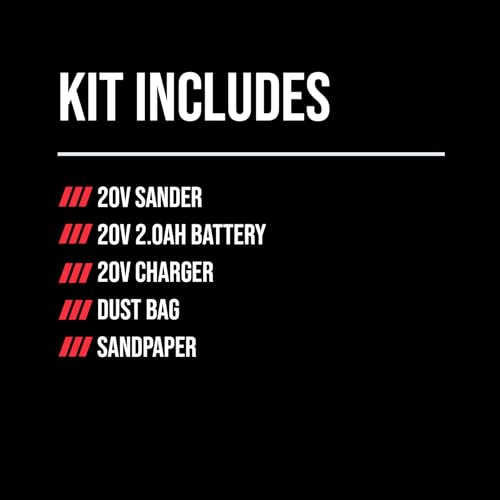 SKIL PWR CORE 20V Brushless Random Orbital Sander Kit Including 2.0Ah Battery and Charger-SR7603B-10 - style: 20V Brushless Sander Kit