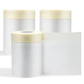 Lichamp Plastic Cover for Painting, Pre-Taped Masking Film, 22 inch x 88 feet x 3 Rolls (264 feet Total), Painters Plastic with Tape, Advanced Masking Tape Film