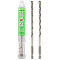 1/4" x 6" Masonry Drill Bits 1/4 inch Concrete Hammer Drill Bits Carbide Tipped, for Cement, Brick, Stone, 2 Pack, Hex Shank - size: 1/4" - 2 Pack