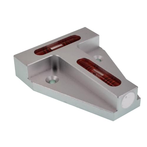 High precision aluminum alloy T-shaped level platform can be used. Small ruler with magnetic bubble beads for measurement (70 x56 x15mm) - size: 70 x56 x15mm