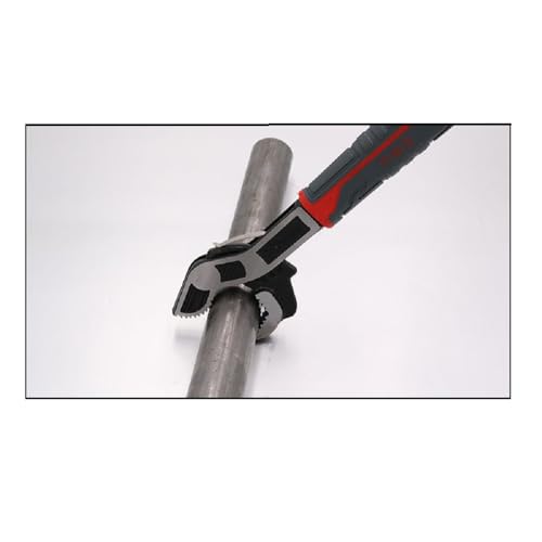 BUYOHLIC 6'',8'',10'' & 12'' Inches Self Adjusting Locking Wrench Multifunctional Universal Adjustable Pipe Wrench Plumbers Wrench (Set of all Size) - size: 6'',8'',10'' & 12'' Inches