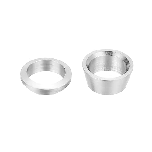 PATIKIL 8mm Tube OD 316 Stainless Steel Compression Tube Fitting Sleeve, 2 Pack Double Ferrule Ring Tubing Fitting Assortment Kit, Silver - size: 8mm