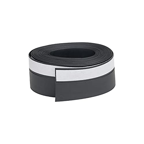 Door Weatherstrip Strong Adhesive Door Bottom Seal Black Rubber Strip 16.4 Feet Length Weather Stripping Bottom Seal Strip Door Winddow Sweep Weather Stripping Draft Stopper