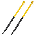 Winch Bar, 40" Combination Winch Bars with Square Head, Black & Yellow - color: Black & Yellow, size: 2 Pack