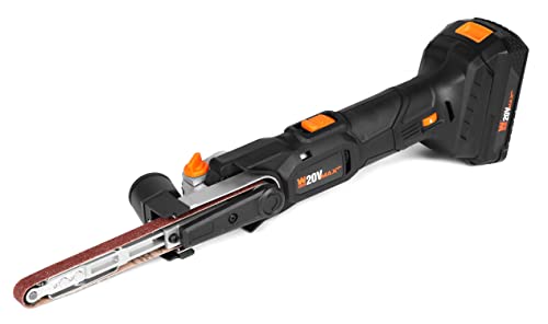 WEN Cordless Detail File Sander, Variable Speed with 20V Max 2.0 Ah Lithium-Ion Battery and Charger (20437) - style: Cordless + 1600 FPM