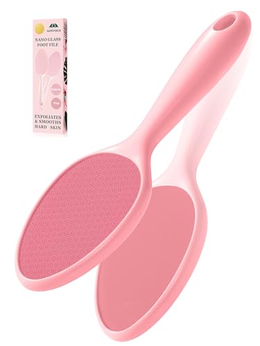 Glass Foot File Pumice Stone - color: 2 Sided-pink