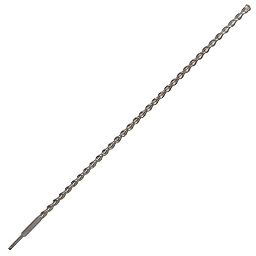 1-1/8 Inch x 39 Inch SDS Plus Rotary Hammer Drill Bit, Carbide Tipped for Brick, Stone, Concrete (1-1/8" x 37" x 39") - size: 1-1/8 in