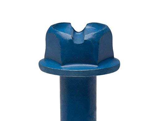 CONFAST 3/16" x 2-3/4" Hex Head Concrete Screw Anchor with Drill Bit for Anchoring to Masonry, Block or Brick (100 per Box) - size: 3/16" x 2-3/4"