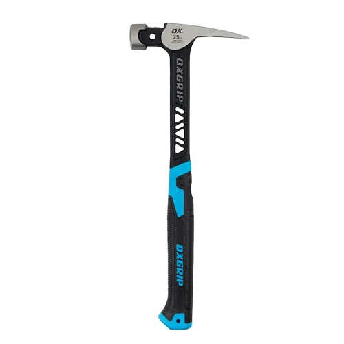 OX Ultrastrike 25 oz Framing Hammer Milled Face, Martillos de Construccion - size: 25-oz, Smooth Face
