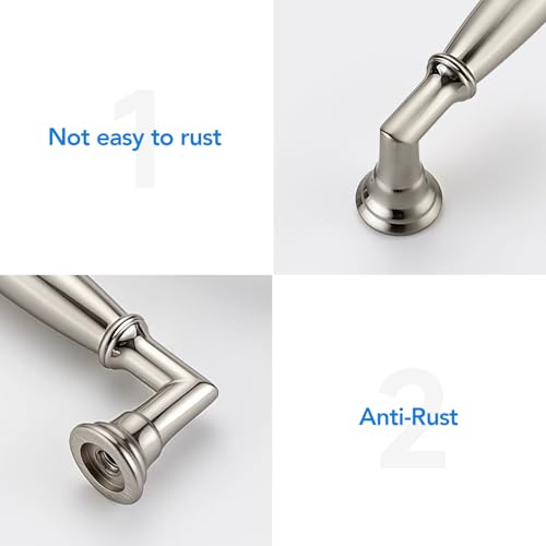 HOME EDIT Brushed Nickel Cabinet Handles 3 Inch Pulls 20 Pack - color: Brushed Nickel, size: 3 inches Hole Center