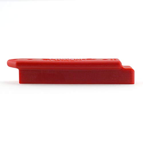 Master Magnetics Magnetic Stud Finder with Shield - Drywall Screw and Nail Detector Tool - Made with Strong Neodymium Magnets - 4.25" L - Red - 1-Pack - size: 1 Count (Pack of 1)