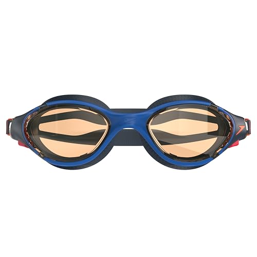 Speedo Unisex-Adult Swim Goggle Biofuse 2.0 - color: Turkish Sea/Amber