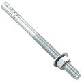 Wensilon 3/8x5" 10Pcs Inch Standard Fasteners for Heavy-Duty Zinc Wedge Anchors for Cement and Concrete - size: 3/8x5"