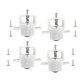 Set of 4 x 1-inch Sliding Screen Door Roller Replacement Kits, B691 and B695 Sliding Screen Door Rollers, Suitable for DIY Screen Door Roller Replacement (Includes 8 Screws)