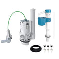 Toilet Tank Replacement Kit for Lever-Handle Toilets - Includes Water-Saving 2-Inch Dual Flush Valve Replacement with Integrated Handle & Adjustable Fill Valve