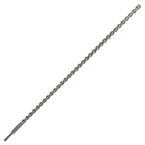 1-1/4 Inch x 39 Inch SDS Plus Rotary Hammer Drill Bit, Carbide Tipped for Brick, Stone, Concrete (1-1/4" x 37" x 39") - size: 1-1/4 in