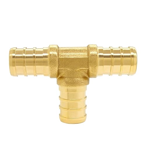 Hooshing 16 Pack 3/4" PEX Fitting Combo, Coupling, Elbow, Tee, Cross Set - size: 3/4" 4 Size 16PCS