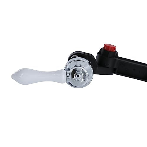 Danco 12062 Toilet Tank Lever, Chrome - color: White/Chrome, style: Decorative Handle